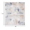 SAFAVIEH Area Rug 8x10 - Vogue Collection - Large - Beige & Blue, Modern Abstract Design, Non-Shedding & Easy Cleaning, Ideal for Living Room, Bedroom, Office, Dining Space (VGE212B) view 2