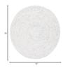 SAFAVIEH Abstract Collection Round Rug - 6' Round, Blue & Ivory, Modern Design, Ideal for High Traffic Areas in Living Room, Bedroom & Dining Room (ABT480M-6R) view 2