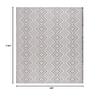 SAFAVIEH Area Rug 8x10 - Augustine Collection - Large - Ivory & Black, Cotton Boho Fringe Design, Easy Cleaning, Ideal for Living Room, Bedroom, Office, Dining Space (AGT507Z) view 2