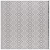 SAFAVIEH Area Rug 8x10 - Augustine Collection - Large - Ivory & Black, Cotton Boho Fringe Design, Easy Cleaning, Ideal for Living Room, Bedroom, Office, Dining Space (AGT507Z) view 3
