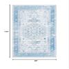 SAFAVIEH Washable Rug Arizona Collection - 8' x 10', Beige & Blue, Slip Resistant & Easy to Clean, Ideal for Living Room, Bedroom, Home Office, Dining Space (ARZ105B) view 3