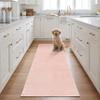 SAFAVIEH Washable Rug Loft Collection - 2'3" x 9' Runner, Peach, Slip Resistant & Easy Cleaning, Ideal for Living Room, Hallway, Foyer, Nursery, Bedroom, Kids Room (LFT315C) view 1