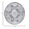 SAFAVIEH Washable Rug Blair Collection - 6'7" Round, Grey & Navy, Easy Cleaning, Ideal for in Living Room, Bedroom, Home Office, Foyer, Dining Space (BLR220F) view 2