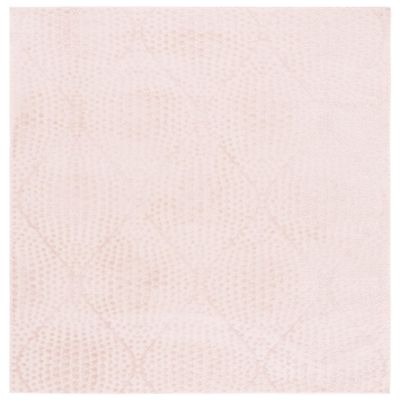 SAFAVIEH Revive Collection Area Rug - 5'3" x 7'7", Pink, Transitional Design, Stain Resistant, Ideal for High Traffic Areas in Living Room, Bedroom & Dining Room (REV108U-5)