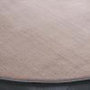 SAFAVIEH Washable Rug Loft Collection - 6' Round, Taupe, Slip Resistant & Easy Cleaning, Ideal for Living Room, Bedroom, Home Office, Nursery, Kids Playroom, Dining Space (LFT315E) view 2