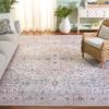SAFAVIEH Washable Rug Arizona Collection - 9' x 12', Peach & Beige, Slip Resistant & Easy to Clean, Ideal for Living Room, Bedroom, Home Office, Dining Space (ARZ520U) view 1