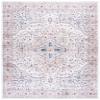 SAFAVIEH Washable Rug Arizona Collection - 9' x 12', Peach & Beige, Slip Resistant & Easy to Clean, Ideal for Living Room, Bedroom, Home Office, Dining Space (ARZ520U) view 2