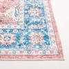SAFAVIEH Washable Rug Arizona Collection - 2'6" x 8' Runner, Rust & Aqua, Slip Resistant & Easy to Clean, Ideal for Living Room, Entryway, Foyer, Kitchen, Bedroom (ARZ559Q) view 4
