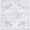 SAFAVIEH Washable Rug Arizona Collection - 8' x 10', Light Blue & Ivory, Slip Resistant & Easy to Clean, Ideal for Living Room, Bedroom, Home Office, Dining Space (ARZ517L) view 3