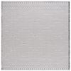 SAFAVIEH Area Rug 8x10 - Augustine Collection - Large - Ivory & Black, Cotton Boho Fringe Design, Easy Cleaning, Ideal for Living Room, Bedroom, Office, Dining Space (AGT508Z) view 2