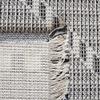 SAFAVIEH Area Rug 8x10 - Augustine Collection - Large - Ivory & Black, Cotton Boho Fringe Design, Easy Cleaning, Ideal for Living Room, Bedroom, Office, Dining Space (AGT508Z) view 3