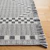SAFAVIEH Area Rug 8x10 - Augustine Collection - Large - Ivory & Black, Cotton Boho Fringe Design, Easy Cleaning, Ideal for Living Room, Bedroom, Office, Dining Space (AGT508Z) view 4