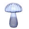 3-Piece Mushroom-Shape Vase Glass Terrarium Hydroponic Mini Flower Vase for Birthday Christmas New Year Garden Home Office Room Desktop Dcor (Yellow) view 2