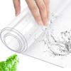 1mm, 1.5mm, 2mm, 3mm Thick ,PVC Tablecloth ,Clear Transparent Table Cover , Wipeable Desk Pad For Dining Room ,Waterproof Transparent ,Office Desk Writing Mat ( Size : L(5.9ft)X W(3.28ft)X T(0.08") ) view 2