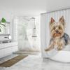 Ganshan Bi Funny Siberian Husky Dog Shower Curtain for Bathroom Home Decor Dog Puppy Pet Animal Print Bath Curtains with 12 Hooks 72x80 Inch Style 6 view 3
