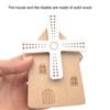 Pursuestar You are My Sunshine Rotating Wood House Windmill Wind Up Music Box, YunSheng Mechanism Movement Musical Gift for Birthday Christmas Wedding Mother's Day view 3