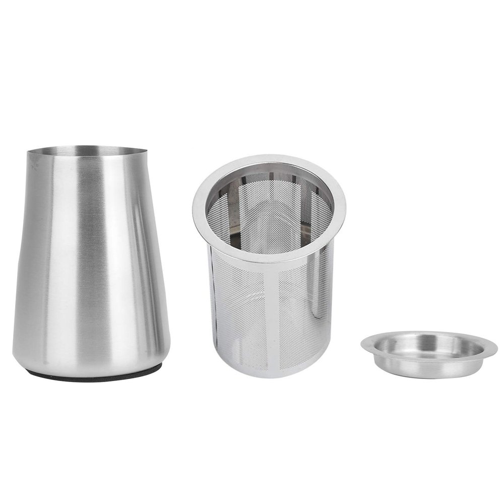 Tyenaza Coffee Powder, 304 Stainless Steel Fine Mesh Coffee Powder Filter Sifter Sieve Container Coffee Accessories