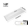 Air Conditioner Drip Pan, Universal Window Air Conditioner Drain Kit Condensate Water Collector Drip Tray, PP Materia (Color : 1-2P, Size : 4M) view 2