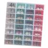 Holibanna 6pcs Transparent Stackable Plastic Storage Container for Organized Closets Entryway under Bed view 1