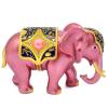 Feng Shui Pink Lucky Elephant Good Luck Bring Out Hidden Talents Powerful Blessing Statue Office Decor (Pink) view 1