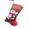 FixtureDisplays 14X9" Xmas Stocking Sack Santa Christmas Gift Bag Hanging Gift Stocking Bag 15027-SANTA1-NEW view 3