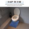 MAGICLULU U-Shaped Non- Toilet Mat Fleece Memory Floor Pad for Bathroom Absorbent and Quick-Drying for Home Use view 4