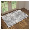 6x9 Area Rugs Washable Boho Rug, Non Slip Carpet for Living Room, Bedroom, Kitchen, Soft Low-Pile Rug, Multi Color/Gray/Beige Distressed Print Rugs, Loop Pile Carpets view 1