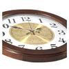 Decorative Wall Clock Solid Wood Wall Clock Living Room Chinese Style Simple Retro Atmosphere Mute Household Wall Clock Numerals Clocks view 2