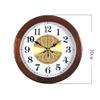 Decorative Wall Clock Solid Wood Wall Clock Living Room Chinese Style Simple Retro Atmosphere Mute Household Wall Clock Numerals Clocks view 4