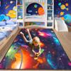 kodhyvj Universe Solar System Rug - Boys Galaxy Rugs for Bedroom - Large Size Outer Space Rug Galaxy Theme Planet Printed Throw Rugs Educational Learning Indoor Outdoor Floor Sofa Mats 4.5x6 Feet view 2
