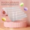 Luejnbogty Clear PET Closeable French Macaron Storage Trays - Holds 50 Macarons Per Set - Pack of 4Sets view 2