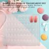 Luejnbogty Clear PET Closeable French Macaron Storage Trays - Holds 50 Macarons Per Set - Pack of 4Sets view 3