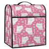 Cat Funny Cute Pink Stand Mixer Cover Compatible with 6-8 Quarts Cute Kitchen Aid Mixer Dust Proof Kitchen Mixer Cover with Top Handle and Pockets view 1