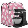 Cat Funny Cute Pink Stand Mixer Cover Compatible with 6-8 Quarts Cute Kitchen Aid Mixer Dust Proof Kitchen Mixer Cover with Top Handle and Pockets view 2