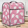 Cat Funny Cute Pink Stand Mixer Cover Compatible with 6-8 Quarts Cute Kitchen Aid Mixer Dust Proof Kitchen Mixer Cover with Top Handle and Pockets view 3