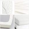 600 Thread Count Cotton Fitted Sheet for Cal-King Size|100% Egyptian Cotton Fitted Sheet|1 Piece Fitted Sheet Comfy, Ultra Soft, Breathable|16 Inch Deep Pocket Fitted Sheet in White Solid view 3