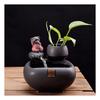 CABRIOLET Office Fountain Ceramic Sculpture Indoor Fountain Desktop Fountain Ceramic Waterfall Tabletop Fountain Office Home Interior Decoration Water Fountain Decor view 1