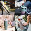 10pcs Straw Cover Cap for Stanley Cup 30&40 Oz Tumbler 10mm Reusable Silicone Straw Toppers Straw Tip Covers for Stanley Cups Accessories Cool Softball Themed Tumbler Straw Cover view 3