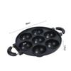 7 Holes Takoyaki Pan,Cast Iron Heavy Duty NonStick Cooking Plate Octopus Ball Maker Breakfast Biscuit Muffin Cornbread Egg Cooker Kitchenware view 2