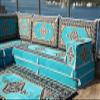 arabicsofa L Shaped Arabic Corner Floor Cushions  Oriental Floor Seating Set for Guest Room view 4