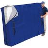 Cosy Family Mattress Bags for Moving with 8 Handles - 170GSM Extra-Thick Mattress Bag for Moving Supplies - Reusable Mattress Cover Protector Storage with Zipper, Blue, Twin view 1