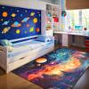 Galaxy Area Rug - Space Rugs for Boys Bedroom - Universe Solar System Planet Rug Outer Space Themed Bedroom Decor Carpet for Kids Room Indoor Floor Sofa Matst 2.5x4 Feet view 3