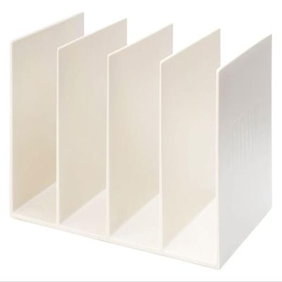 Book Ends Nonskid Bookends Small Desktop Bookends Bookshelf 4-Layer Integrated Bookend Anti-Mobile Student Desktop Books Storage Rack Office File Shelf Bookends Decorative