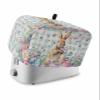 Easter Rabbit 4 Slice Toaster Cover Small Appliance Cover Toaster Dustproof Fingerprint Protectors Machine Washable, Buffalo Plaid Eggs Spring Garden Herbs view 1
