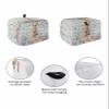 Easter Rabbit 4 Slice Toaster Cover Small Appliance Cover Toaster Dustproof Fingerprint Protectors Machine Washable, Buffalo Plaid Eggs Spring Garden Herbs view 2