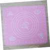 BESTOYARD Silicone Baking Mat Baking Mat with Measurement Non Stick Baking Mat Mat Non-slip Pastry, medium, Pink view 3