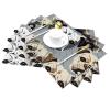 American Bulldog Head Placemats Set Washable Non-Slip Place Mats Heat Resistant Table Mats Rectangle PVC Woven Placemat for Dining Table Decoration view 4