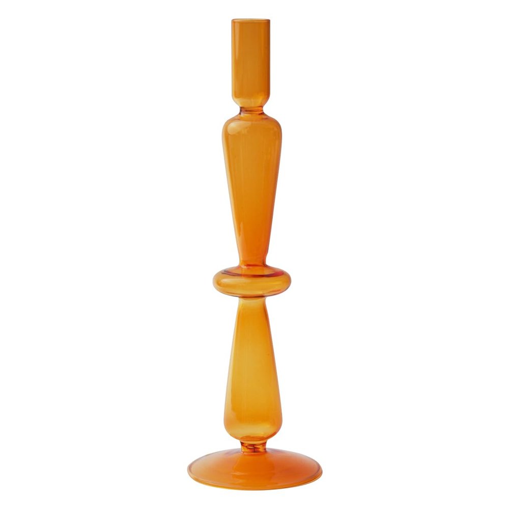 jweemax Transparent Candle Holder, Clear Glass Candlestick Holders, Candle Stick Holder, Solid Color