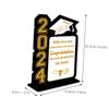 NUOBESTY Graduation Table Centerpiece Wooden Decor Graduation Party Supplies Party Favor view 2