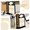 NUOBESTY Graduation Table Centerpiece Wooden Decor Graduation Party Supplies Party Favor view 3